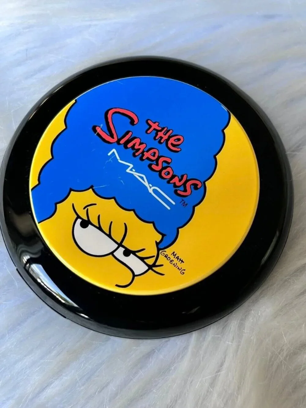 New MAC The Simpsons Powder Blush~Pink Sprinkle~Full size 9.5g/0.33oz~Rare